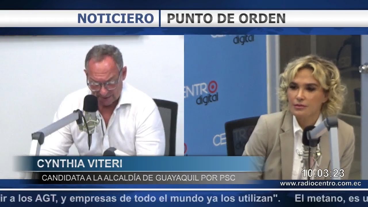 Reelección 2023 en alcaldía de Guayaquil - con Cynthia Viteri